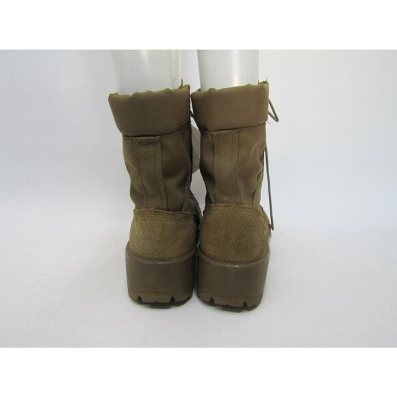 Mens Size 5.5 W Tan Suede Laces Tatical Military Combat Boots main image 10